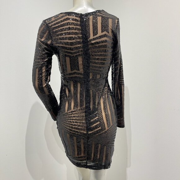 Miss Ord Black Midi Dress - Picture 4 of 4